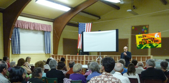 1 Paul Surovell speaks to crowd.jpg